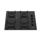 Cooktop 4 Bocas Itatiaia A Gás Em Aço Inox E Mesa Vidro Temperado Essencial Preto - Bivolt Cooktop 4 Bocas Itatiaia A Gás Em Aço Inox E Mesa Vidro Temperado Essencial Preto - Bivolt