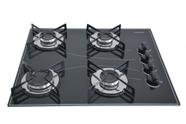 Cooktop 4 Bocas Premium Ultra Chama - Preto - Chamalar