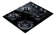 Cooktop 4 Bocas Vidro Preto A Gas Consul Cd060ae Bivolt