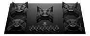 Cooktop 5 Bocas a Gás Electrolux Mesa de Vidro Efficient Grade de Aço Fosco (KE5GR) Bivolt Cooktop 5 Bocas a Gás Electrolux Mesa de Vidro Efficient Grade de Aço Fosco (KE5GR) Bivolt