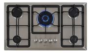 Cooktop 5 Bocas A Gas Vidro Preto Intense - Fischer