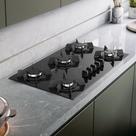 Cooktop 5 Bocas Dako Pratiko Mesa Vidro a Gás Preto Bivolt