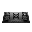 Cooktop 5 Bocas Gás Electrolux Mesa de Vidro Efficient Tripla Chama e Grade Aço Fosco (KE5GT) Cooktop 5 Bocas Gás Electrolux Mesa de Vidro Efficient Tripla Chama e Grade Aço Fosco (KE5GT)