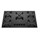 Cooktop 5 Bocas Preto com Mesa de Vidro Dako Supreme Bivolt