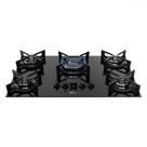 Cooktop 5 Bocas Tc Fit Line Trempe Iron com Vidro Preto - Fischer