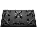 Cooktop a Gás 5 Bocas Dako Supreme com Queimador Tripla Chama Preto