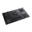 Cooktop A Gás 5 Bocas Essencial Vidro Temperado Bivolt Preto Itatiaia