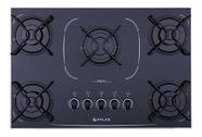 Cooktop À Gás Atlas - 5 Bocas Agile Up - Em Aço Esmaltado