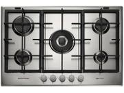 Cooktop A Gás Brastemp Gourmand 5 Queimadores Inox 75cm 220v