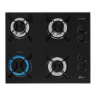 Cooktop a Gás Fischer 4 Bocas Fit Line Trempe Esmaltada Aramado Bivolt 36350