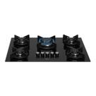 Cooktop a Gás Fischer Infinity 5 Bocas Tripla Chama Preto