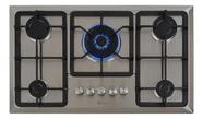Cooktop A Gas Inox 5 Bocas 68x46cm Bivolt Pro Cook Fischer Inox
