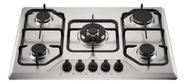 Cooktop A Gas Inox 5 Bocas 75x52cm Bivolt Cook - Electrolux Inox Cooktop A Gas Inox 5 Bocas 75x52cm Bivolt Cook - Electrolux Inox