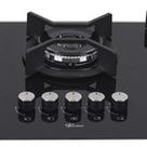 Cooktop A Gas Preto 5 Bocas Fischer Infinity 11590w Bivolt