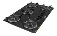Cooktop a gas realce 5 bocas mega chama
