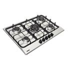 Cooktop a Gás Tramontina 5 Bocas Inox 75cm Penta FF 5GX Tri Trempes Ferro Fundido
