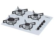 Cooktop chamalux 4 bocas ultra chama branco trempe chapa