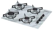 Cooktop chamalux 4 bocas ultra chama marmore branco 785