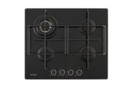 Cooktop crissair a gás all black com 4 queimadores 60cm bivolt nct 24 g6