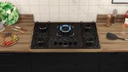 Cooktop Essencial 5 Bocas - Preto Cooktop Essencial 5 Bocas - Preto