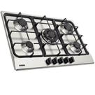 Cooktop Gás Inox Penta 5 Queimadores Tramontina Bancada
