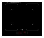Cooktop Hq Dfy-if7001ff Hq 4 Bocas 7000w 220v 59x52x6 Cm