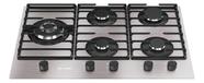 Cooktop Mueller 5 Bocas Tripla Chama MCG5BL Alumínio Bivolt com Grade Dupla