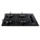 Cooktop Vidro A Gás 4 Bocas 60x46 Bivolt Preto Tron Bivolt Cooktop Vidro A Gás 4 Bocas 60x46 Bivolt Preto Tron Bivolt