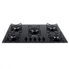 Cooktop Vidro A Gás 5 Bocas 75x52cm Bivolt Tron