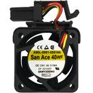 Cooler A90L-0001-0551A 24V 0.08A 1.92W 3L 3P 4020 Suporte