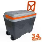 Cooler Caixa Térmica com Rodas 34 litros 46 latas - Antares