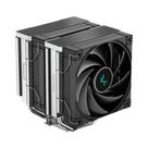 Cooler De CPU DeepCool AK620 ZERO DARK Twin Tower Para Intel LGA2066 2011 1700 1200 115X AM5 AM4 Com