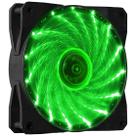 Cooler Fan 120mm (12cm) 15 Leds Verde
