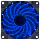 Cooler Fan 120mm 15 Leds Azul 12v 4 Pinos Gaming Gabinete