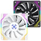 Cooler Fan 120mm Fortrek Frosty Rainbow Infinity Silencioso Cooler Fan 120mm Fortrek Frosty Rainbow Infinity Silencioso