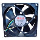 Cooler Fan Akasa Dfc922512p 92mm 12v 0.25a 4 Pinos Rolamento Cooler Fan Akasa Dfc922512p 92mm 12v 0.25a 4 Pinos Rolamento