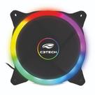 Cooler Fan C3Tech, 120mm, LED de 5 Cores, Preto - F7-L120M - C3 tech