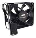 Cooler Fan F7-50BK 80mm 3P+4P, Molex + MB