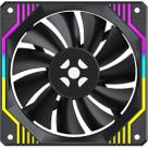 Cooler Fan Fortrek Frosty Rainbow Preto