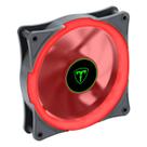 Cooler fan led 120mm vermelho t-dagger tgf200 ventoinha pc