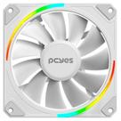 Cooler fan para gabinete sangue frio 3 argb white ghost 120mm pcyes - argbsf3wgbr