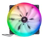 Cooler-fan Rgb 32-led Gamer C/ Controle 20x20cm Dex Dx-20w