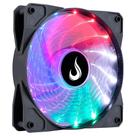 Cooler Fan Rise Mode Wind, Rainbow, 120mm, Preto - RM-WN-02-RGB Cooler Fan Rise Mode Wind, Rainbow, 120mm, Preto - RM-WN-02-RGB