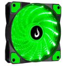 Cooler FAN Rise Mode Wind W1, 120mm, LED Verde - RM-WN-01-BG Cooler FAN Rise Mode Wind W1, 120mm, LED Verde - RM-WN-01-BG