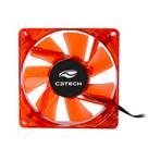 Cooler Gamer FAN F7-L50rd Storm 8cm Led C3Tech