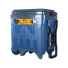 Cooler ice box nautika 34 litros com rodinha azul