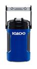 Cooler Igloo Ice Chest de plástico azul/preto de 2,0 galões