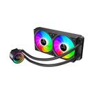 Cooler Líquido AIO Para CPU White Black ARGB Power Train DL-240A 5V 3PIN Radiador Refrigerado a Água