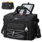 Cooler Maelstrom Soft Sided, 30 latas, 37 L, à prova de vazamentos, preto Cooler Maelstrom Soft Sided, 30 latas, 37 L, à prova de vazamentos, preto