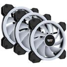 Cooler para Gabinete Dr12 Rgb 120mm Kit 3 Unidades com Led Endereçável Aigo